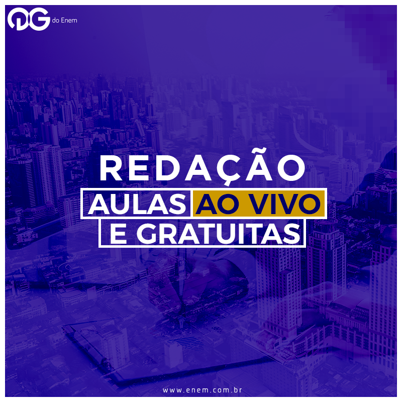 Redação - Aulas ao Vivo e Gratuitas