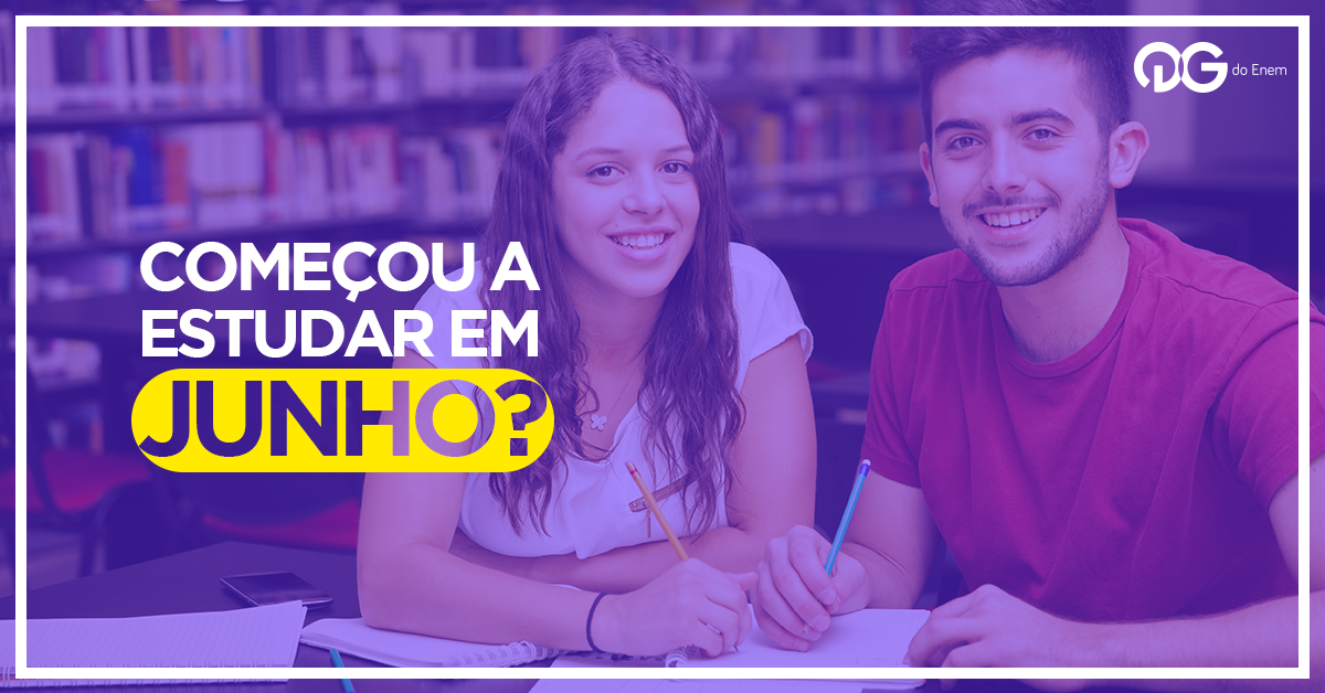 Começou a estudar em junho? Saiba mais