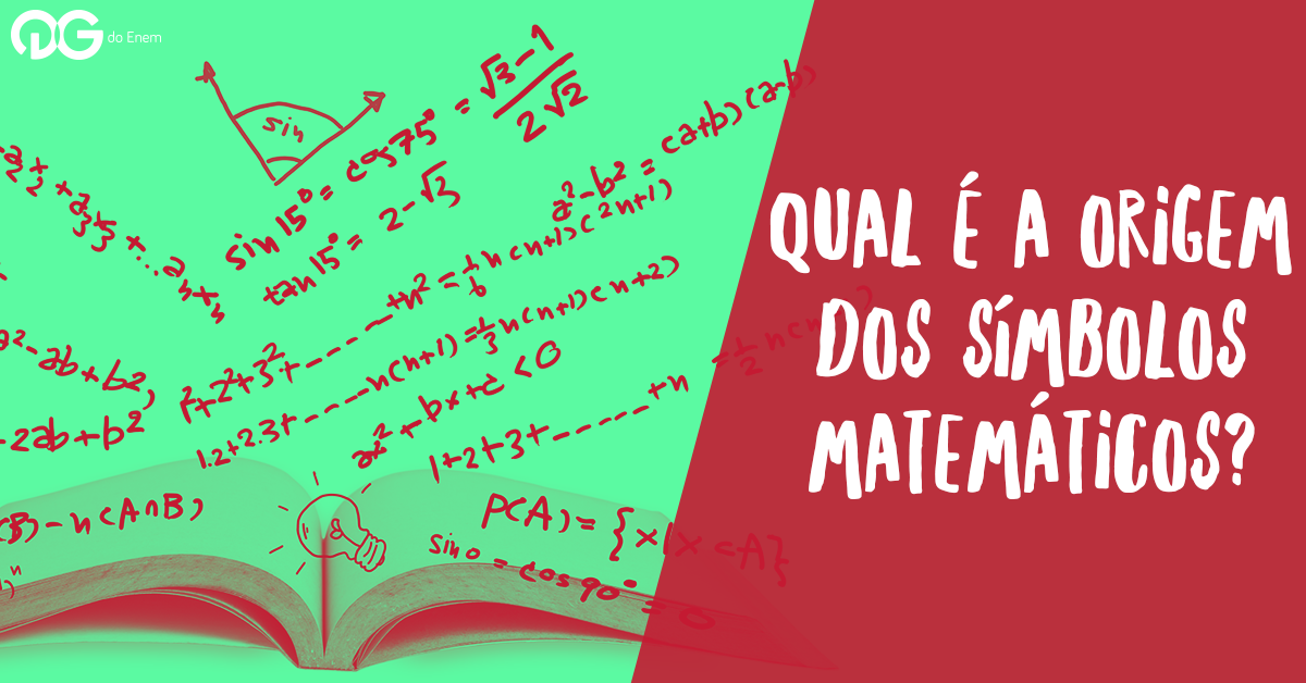 Qual é a origem dos símbolos matemáticos?