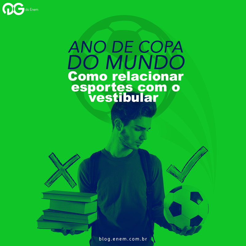 Ano de Copa do mundo: Como relacionar esportes com o vestibular