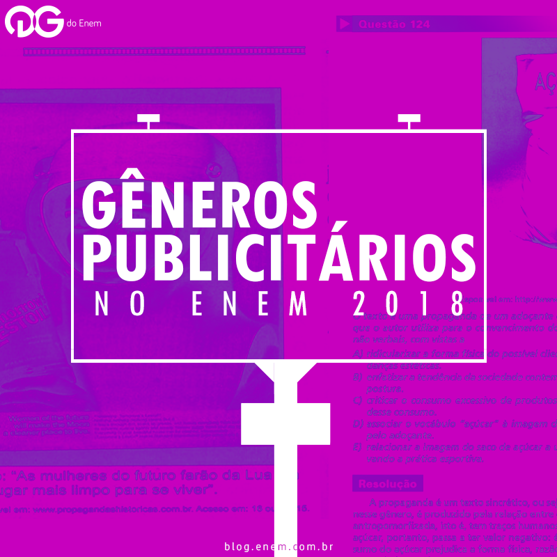Gêneros Publicitários no ENEM 2018