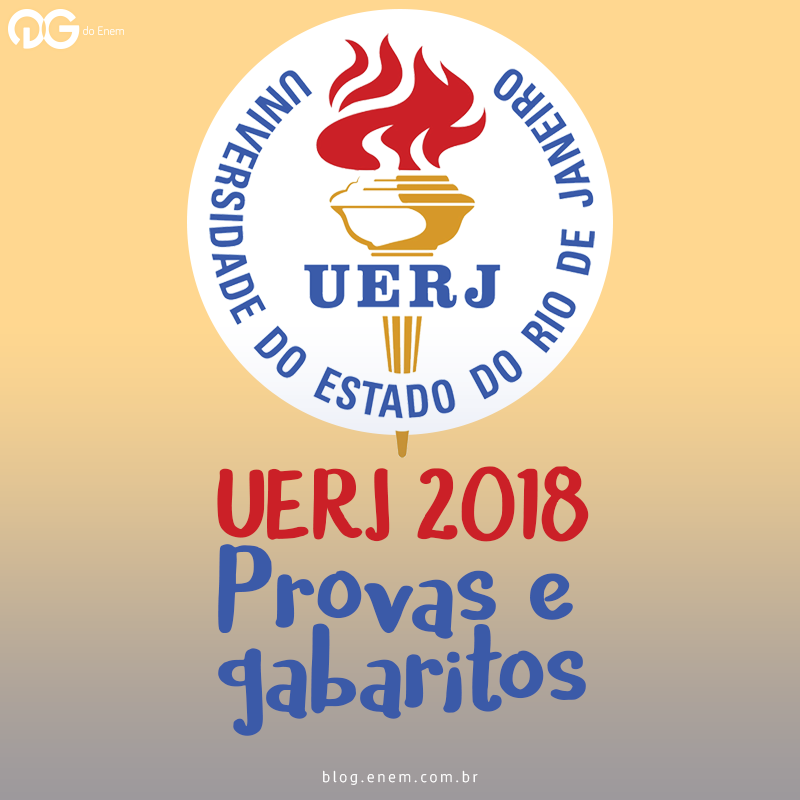 UERJ 2018: Provas e Gabaritos