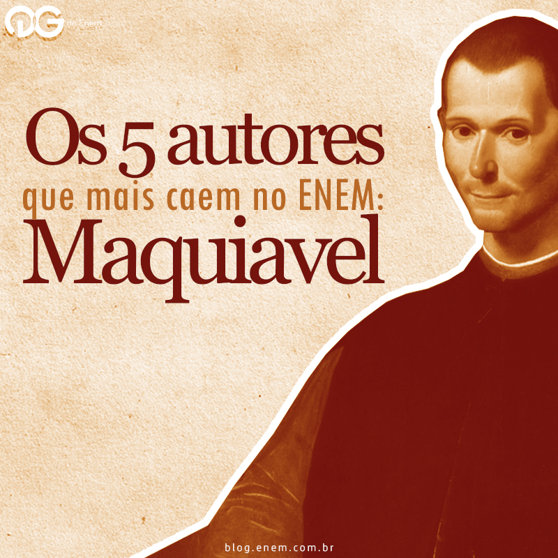 Os 5 autores que mais caem no ENEM: Maquiavel
