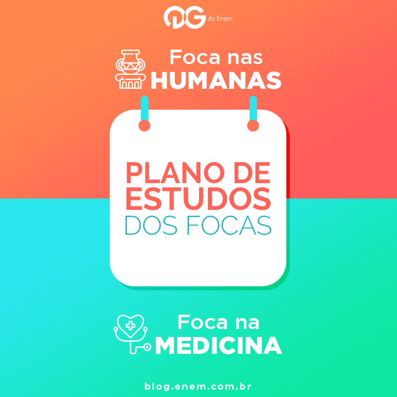 Plano de estudos 2019 - Foca nas Humanas e Foca na Medicina