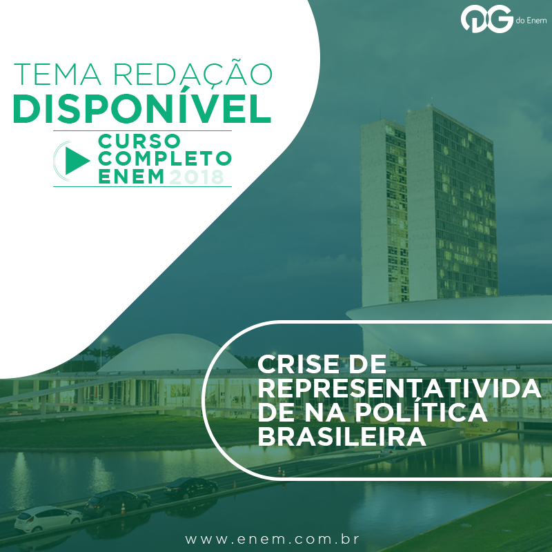 Tema Fuvest: Crise de representatividade na política brasileira
