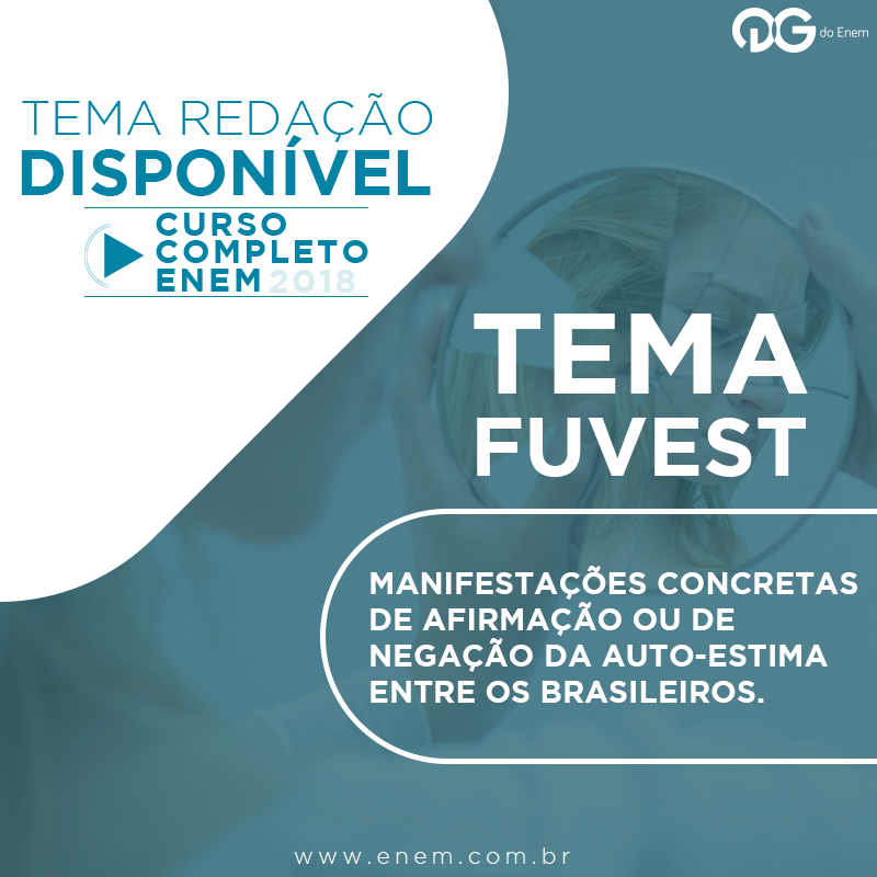 Tema FUVEST: Manifestações concretas de afirmação ou de negação da auto-estima entre os brasileiros