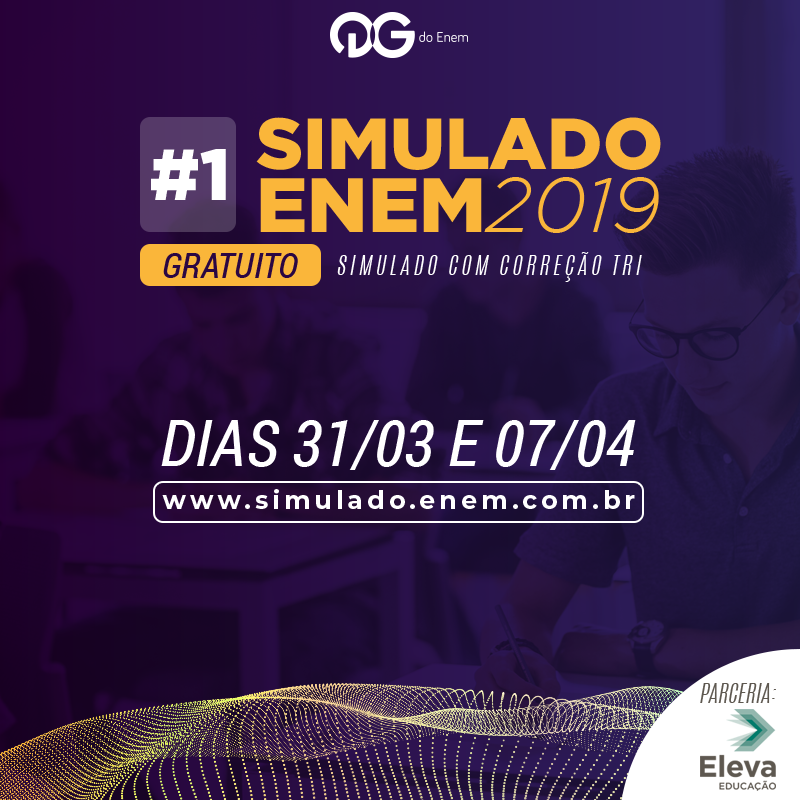 Participe do Simulado gratuito Enem 2019