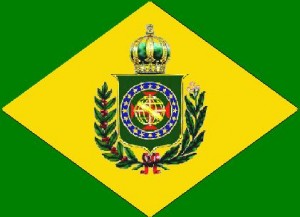 Bandeira do Brasil durante o Segundo Reinado