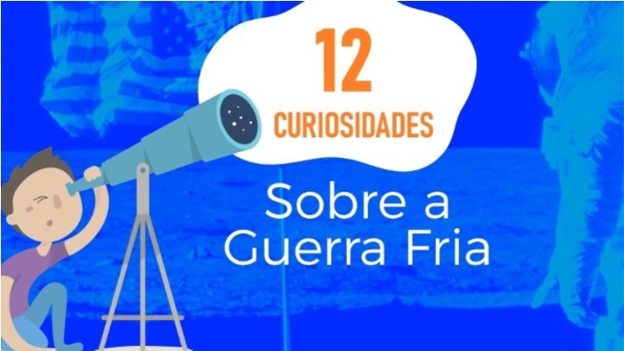 arte mostrando os escritos 12 curiosidades sobre a guerra fria