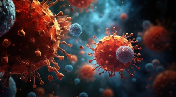 representação gráfica de vírus